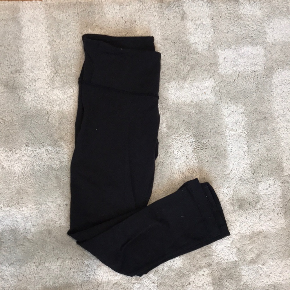 Lululemon wunder under cropped leggings